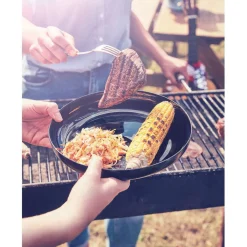 Assiette à couscous noire 21 cm Friend's Time