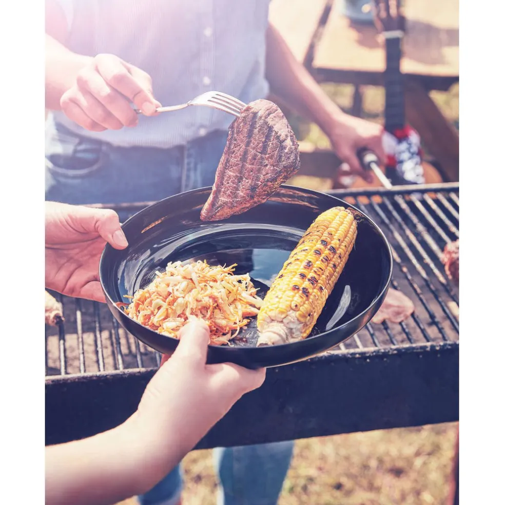 Assiette à couscous noire 21 cm Friend's Time