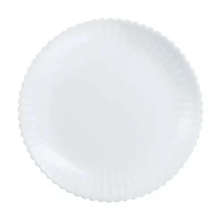 Assiette à dessert blanche 19 cm Bloom