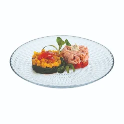 Assiette à dessert en verre 19 cm Pampille