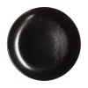 Assiette à dessert noire 19 cm Diana