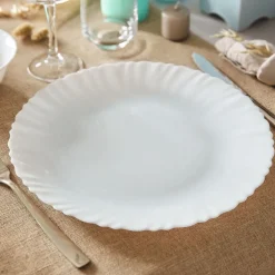 Assiette blanche 27 cm Feston