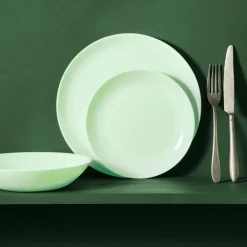 Assiette creuse 20 cm Diwali Paradise Green