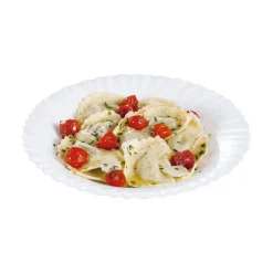 Assiette creuse blanche 23 cm Feston