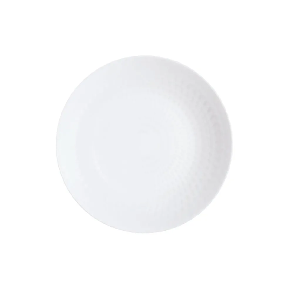 Assiette creuse blanche 20 cm Pampille