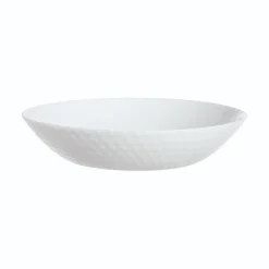 Assiette creuse blanche 20 cm Pampille