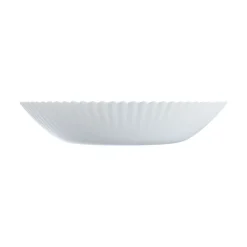 Assiette creuse blanche 20 cm Bloom