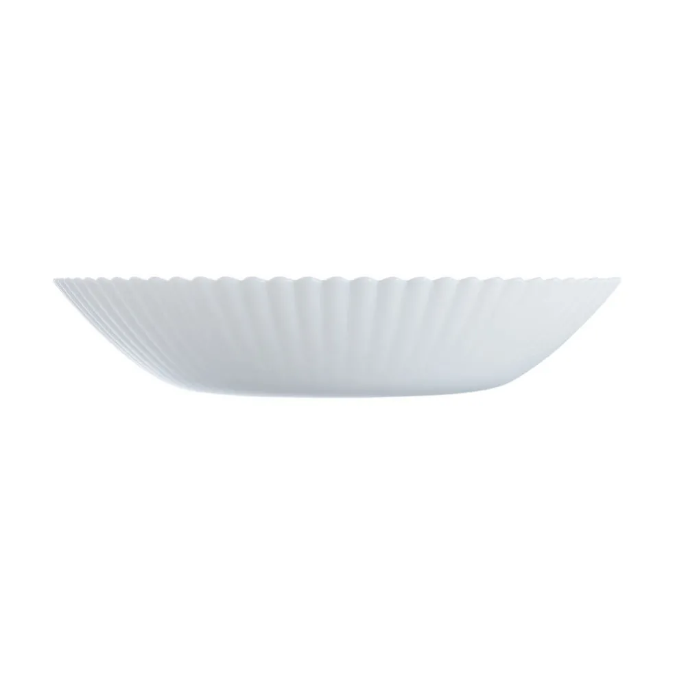 Assiette creuse blanche 20 cm Bloom
