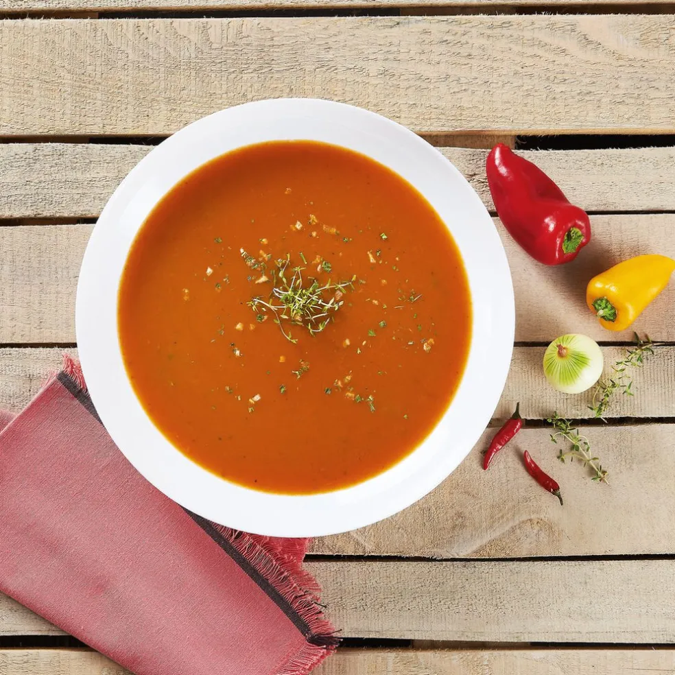 Assiette creuse blanche 26 cm Friend's Time