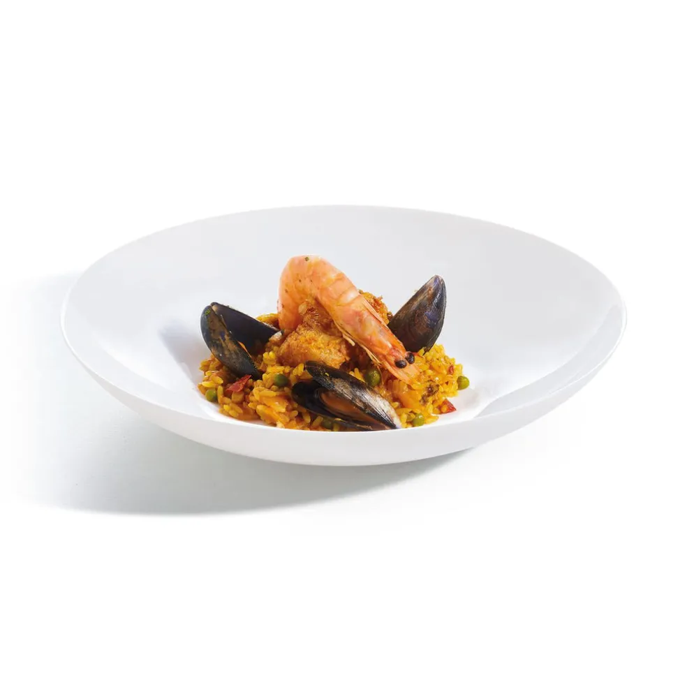 Assiette creuse blanche 26 cm Friend's Time