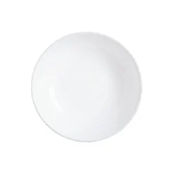 Assiette creuse blanche 21 cm Ammonite