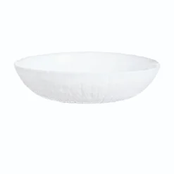 Assiette creuse blanche 21 cm Ammonite