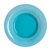 Assiette creuse bleue 21,5 cm Factory