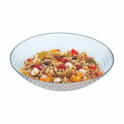 Assiette creuse en verre 20 cm Pampille