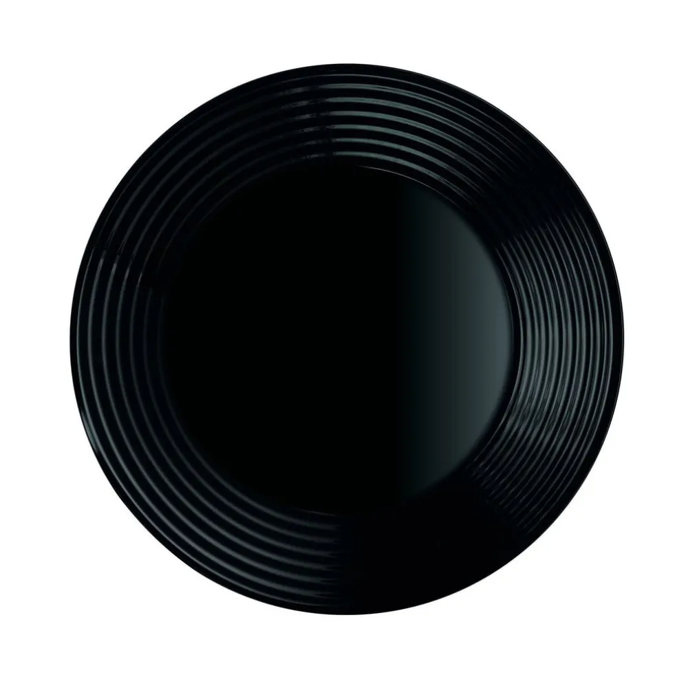 Assiette creuse noire 23 cm Harena