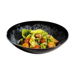 Assiette creuse noire 20 cm Slate