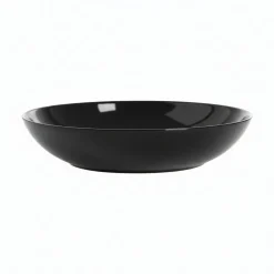 Assiette creuse noire 20 cm Apy