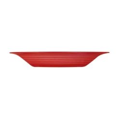 Assiette creuse rouge 21,5 cm Factory