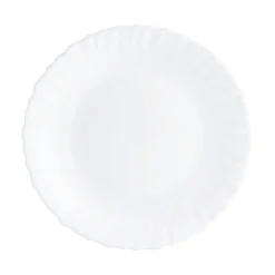 Assiette dessert blanche 19 cm Feston