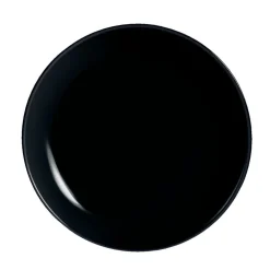 Assiette dessert noire 19 cm Diwali