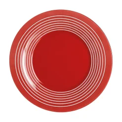 Assiette dessert rouge 19,5 cm Factory