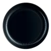 Assiette plate 25 cm Cottage Noir