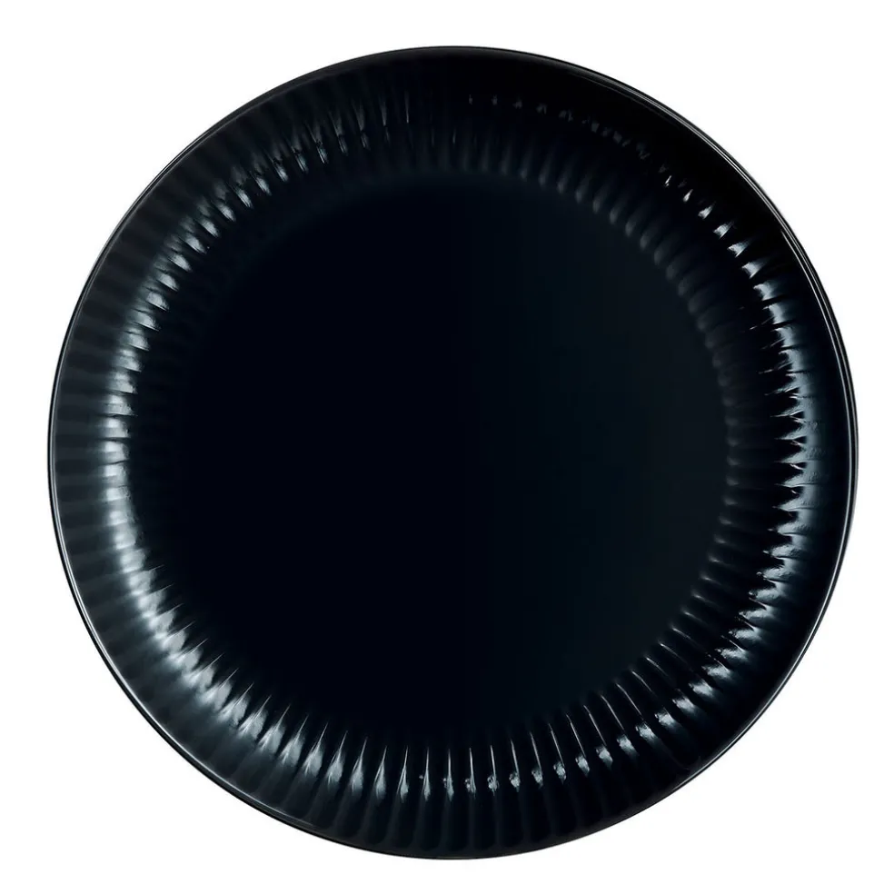 Assiette plate 25 cm Cottage Noir