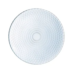 Assiette plate en verre 25 cm Pampille