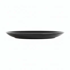 Assiette plate noire 25 cm Apy