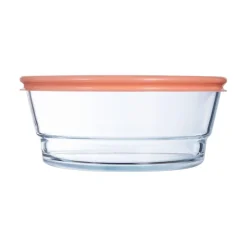 Coupelle 110 cl Eat & Joy avec couvercle orange