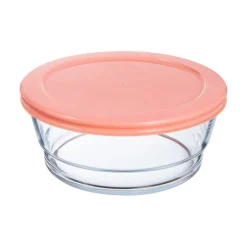 Coupelle 110 cl Eat & Joy avec couvercle orange