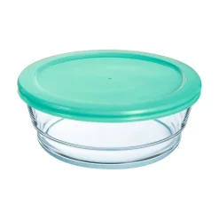 Coupelle 135 cl Eat & Joy avec couvercle turquoise
