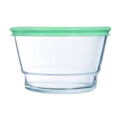 Coupelle 80 cl Eat & Joy avec couvercle vert