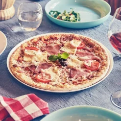 Lot de 6 assiettes à pizza Friend's Time blanche