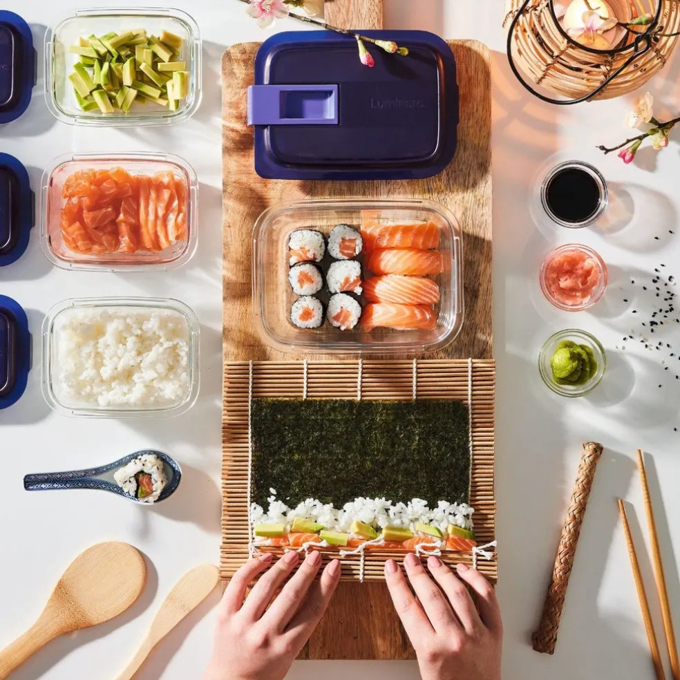 Lot de 3 boites de conservation rectangulaires Easy Box