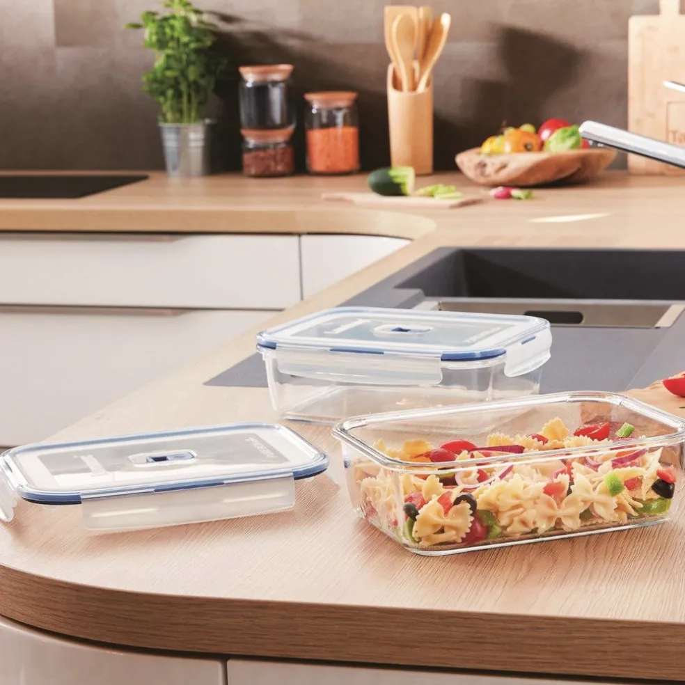 Lot de 3 boites Pure Box Active rectangle