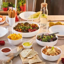 Lot de 4 plats à four ronds Smart Cuisine Diwali 250°C