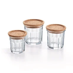 Lot de 3 pots à épices Storing Box Cork - 42 + 32 + 18 cl