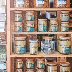 Lot de deux pots de conservation Pure Jar Wood- 1L + 0,5L