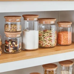 Lot de deux pots de conservation Pure Jar Cork - 1L + 0,5L