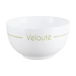 Lots de 4 bols blancs décorés 7,9 cm Soupset