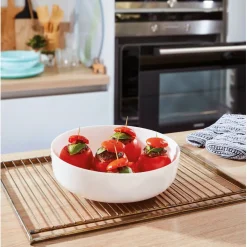 Plat de cuisson blanc 22 cm Smart Cuisine Diwali