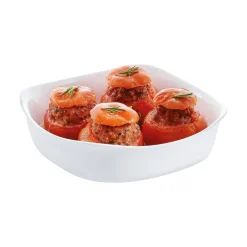 Plat de cuisson blanc 20 x 20 cm Smart Cuisine Carine