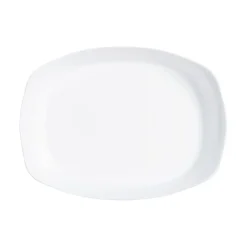 Plat de cuisson blanc 38 x 28 cm Smart Cuisine Carine