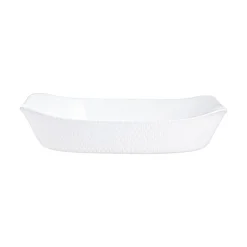 Plat de cuisson blanc 34 x 25 cm Smart Cuisine Wavy