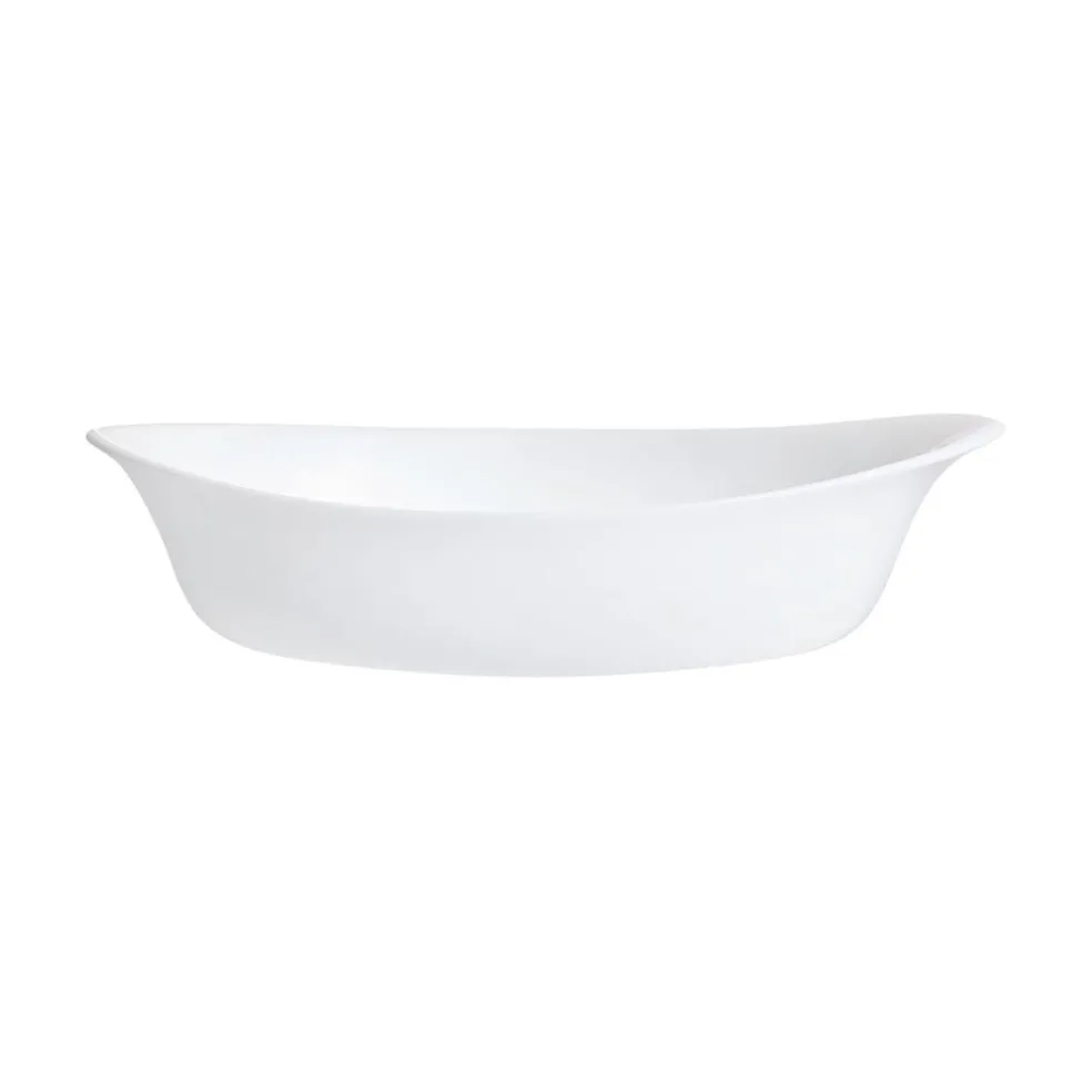 Plat de cuisson blanc 25 x 15,8 cm Smart Cuisine Carine
