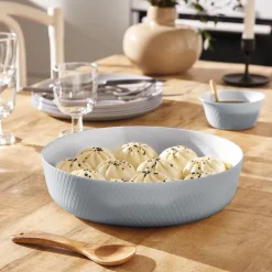 Plat rond 26 cm Smart Cuisine Wavy Granit