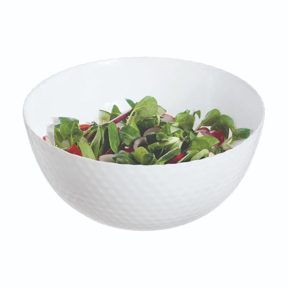 Saladier blanc 24 cm Pampille