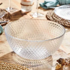 Saladier en verre 24 cm Pampille
