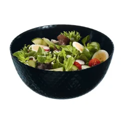 Saladier noir 24 cm Pampille